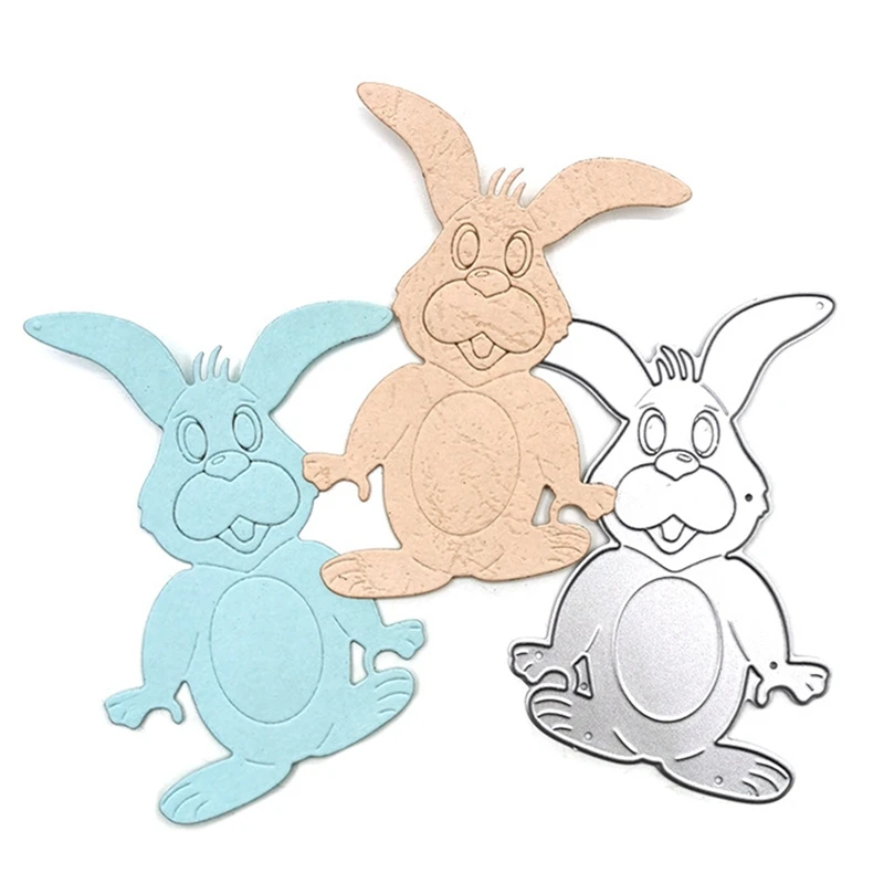 

Metal Cutting Dies Bunny Shape Easter Scrapbooking Album Greeting Card Making