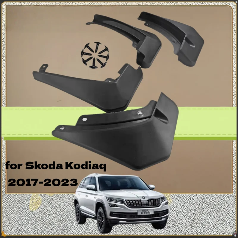 

4x для Skoda Kodiaq 2017 2018 2019 2020 2021 2022 2023 брызговики брызговики Fender Flare аксессуары для передних и задних колес
