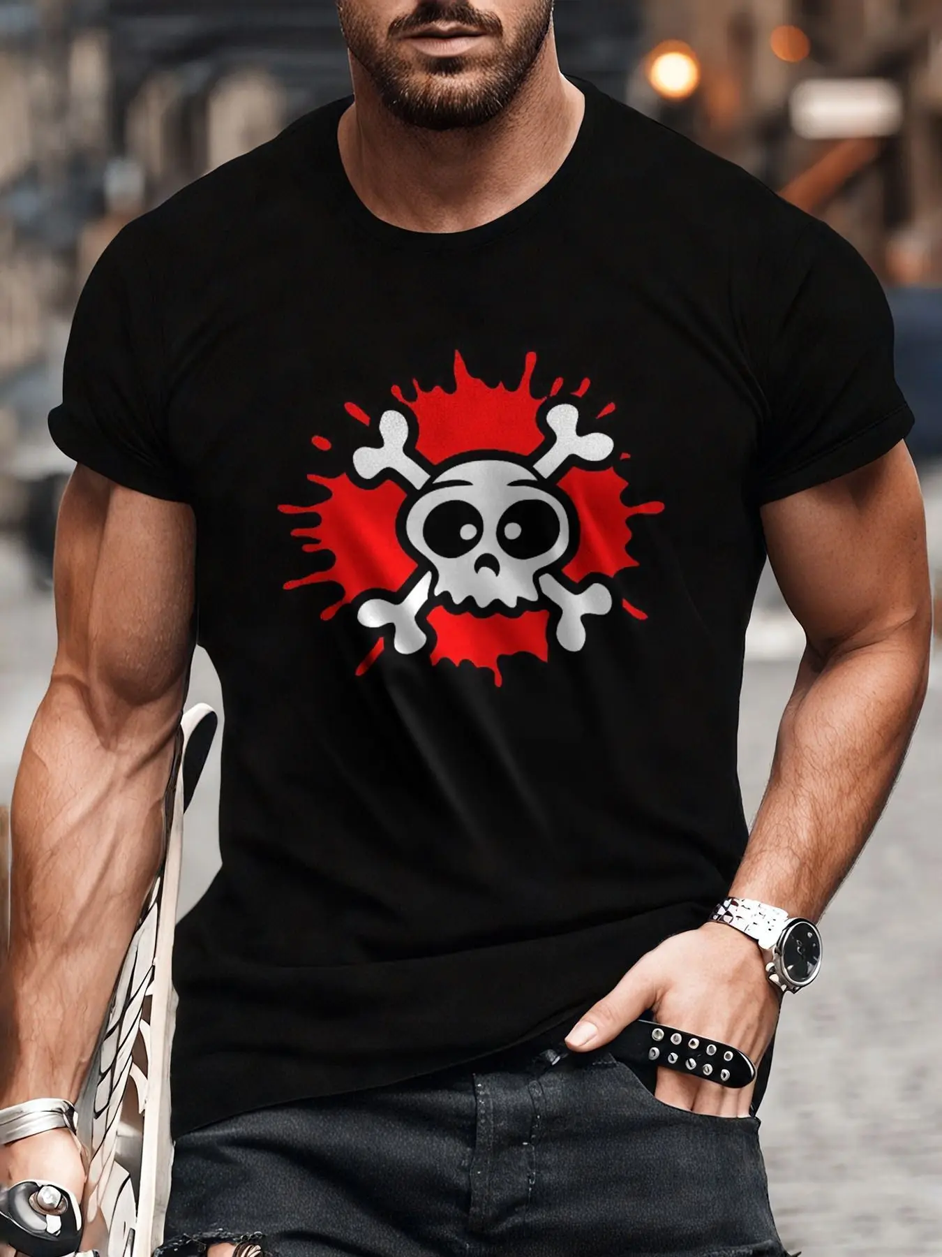 Cute skeleton European and American fashion hot trend latest personalized design soft breathable perfect comfo