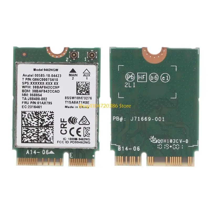 Фото Двухдиапазонный адаптер Wi-Fi K0EA Wireless-AC для 9462NGW CNVI NGFF M.2 E с Bluetooth-совместимой картой 5.0 №2