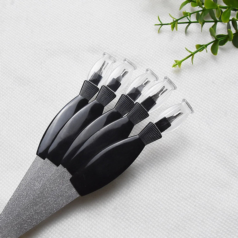 

Nail Cuticle Pusher File Manicure Per Unghie Files Stainless Steel Trimmer Tool Remover Buffer Skin Fork Dead Peeler Polish