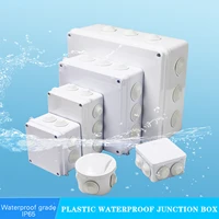 plastic abs junction box waterproof electrical box indoor outdoor cable connector external electrical junction box enclosure