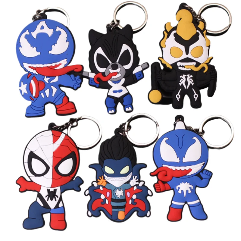 MINISO аниме мультфильм Marvel Человек-паук автомобильный брелок модная женская и