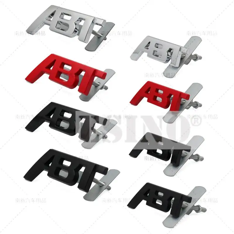 

Car Styling ABT Sports Front Grill Badge Decal Metal Zinc Alloy Emblem 3D Car Badge for For Audi S3 S4 S5 S7 S8 RS4 RS5 RS6 RS7