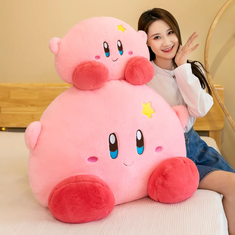 Star Kirby Plush Toy - Large, Soft, and Fluffy Stuffed Animal Doll