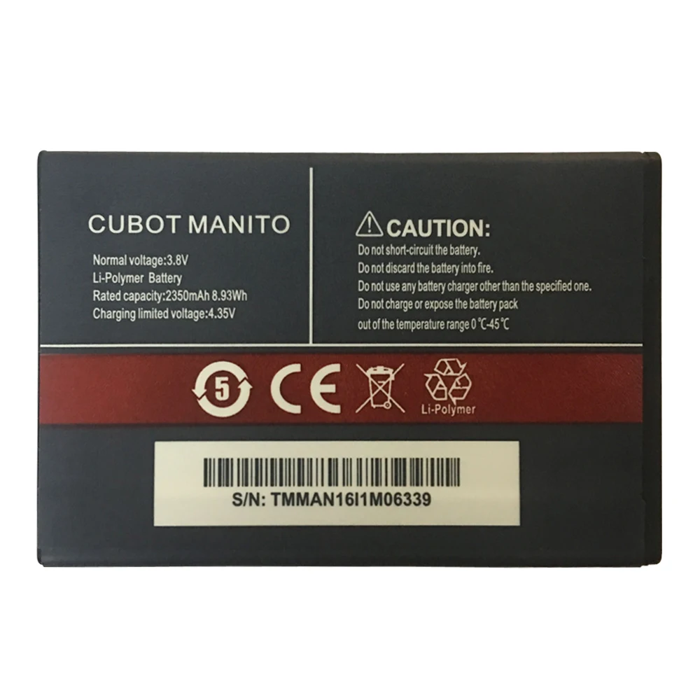 Аккумулятор для CUBOT MANITO аккумулятор 3 8 в 2350 мАч