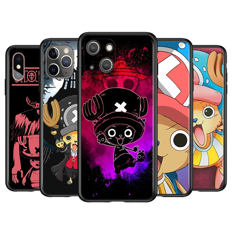 

One Piece Chopper Silicone Cover For Apple IPhone 13 12 Mini 11 Pro XS MAX XR X 8 7 6 6S 5 Plus SE Phone Case Coque