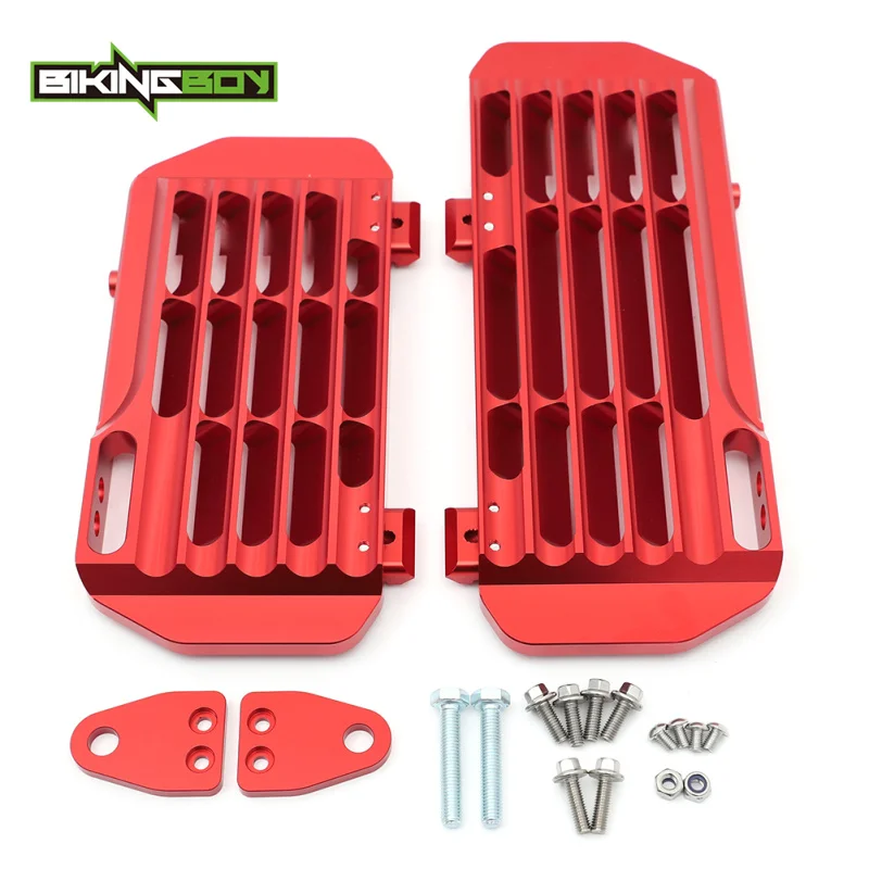 

Защита радиатора BIKINGBOY для Honda CRF450R CR450RX 17-23, CRF250R 2018, защитный кожух системы охлаждения двигателя, накладка из сплава