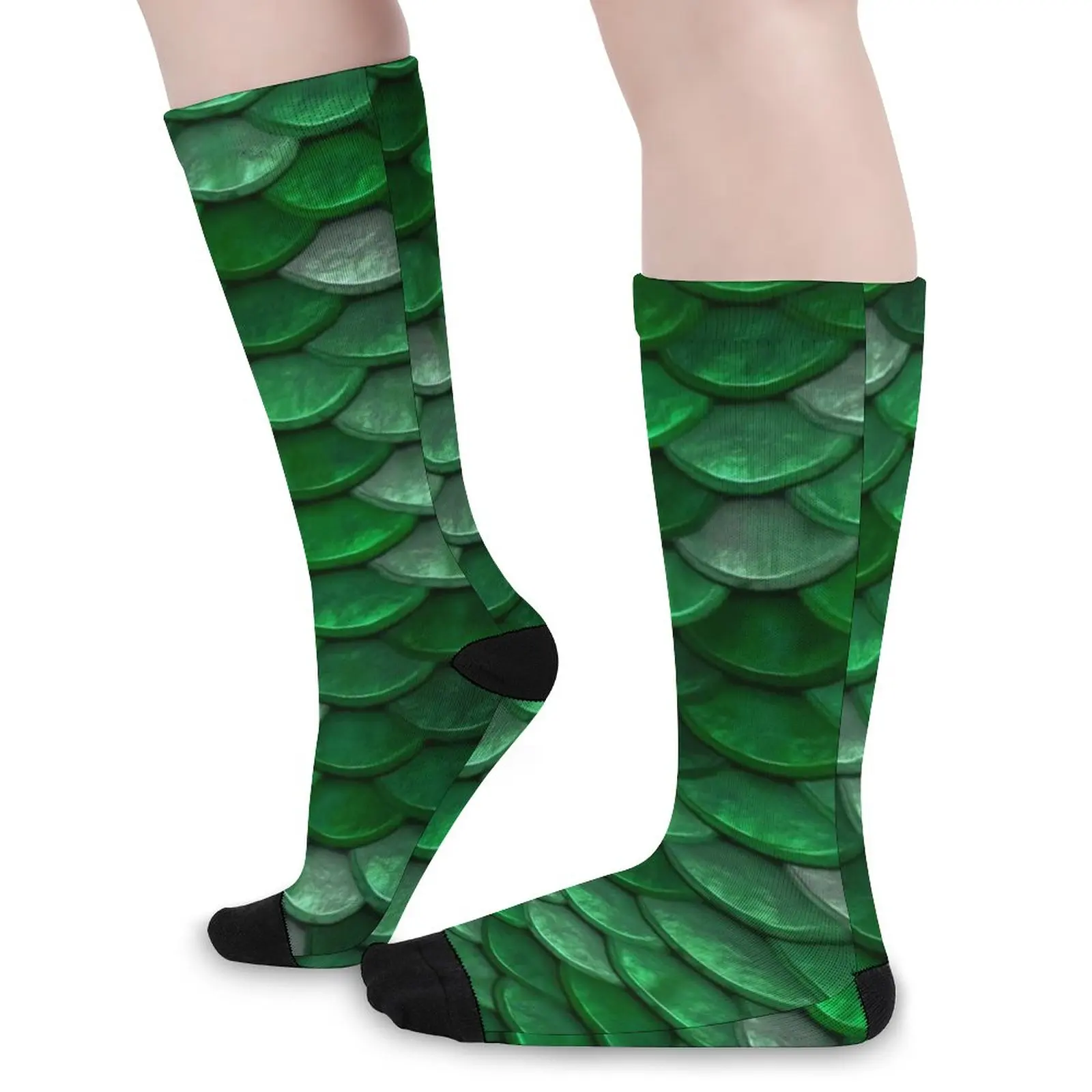 

Зеленые носки в виде чешуи русалки цветные металлические готические чулки женские теплые мягкие спортивные носки для улицы осенние нескользящие носки на заказ