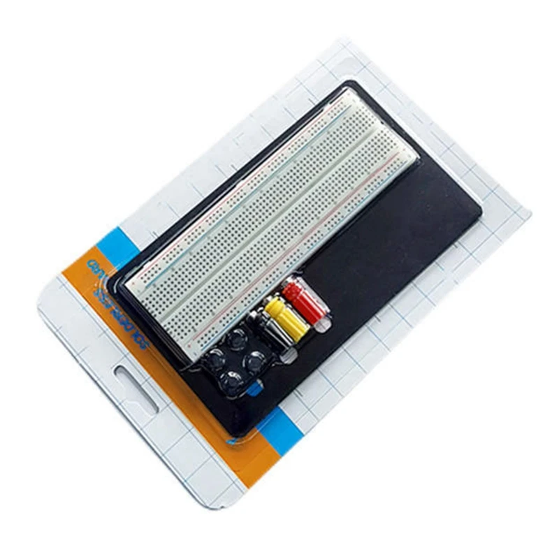 Макетная плата с 830 отверстиями и деталями нижней пластины