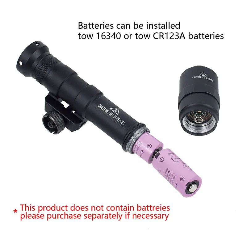 Тактический M600B M600C M600U M600V-IR Мощный фонарик для страйкбола скаут винтовка