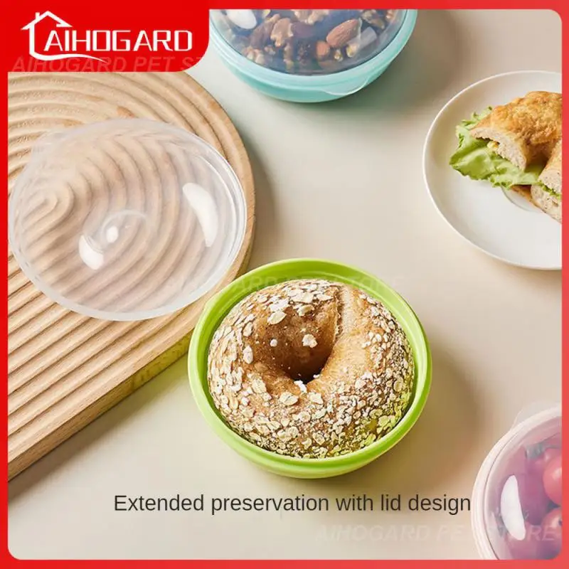 

Контейнер для завтрака без запаха, ПП материалы, без деформации, круглая коробка для завтрака, всегда быстрая коробка для консервации, коробка для хлеба