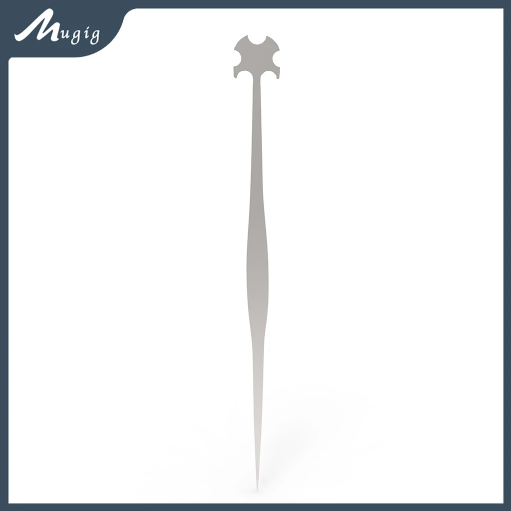 

Laser Cutter CNC Chrome Acoustic Cello Tool Sound Post Setter For Cello Repair Tool Sound Post F Hole Insert Remover Sharp Tip
