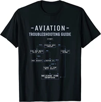 aviation troubleshooting guide funny air mechanics men t shirt short casual 100 cotton shirts