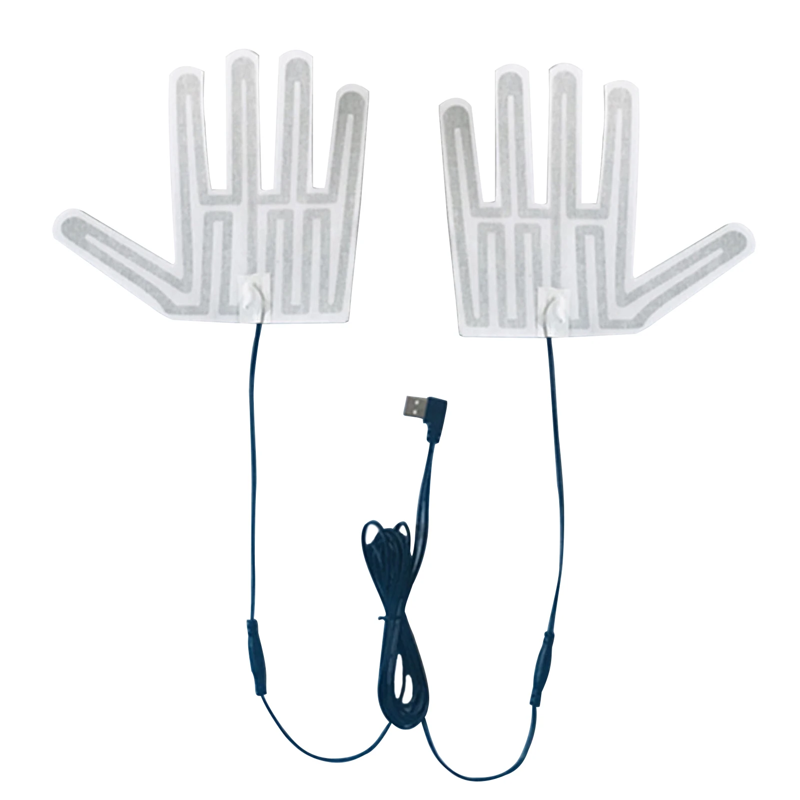 

1 Pair 5V Winter Outdoor Electric Heating Element Thermal Warm Mittens Heater Shoes Gloves Heated Pads For Fishing Camping