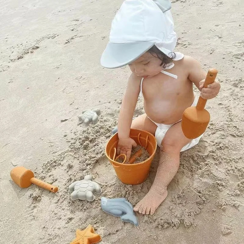 Уличные летние Силиконовые мягкие пляжные игрушки детские инструмент для