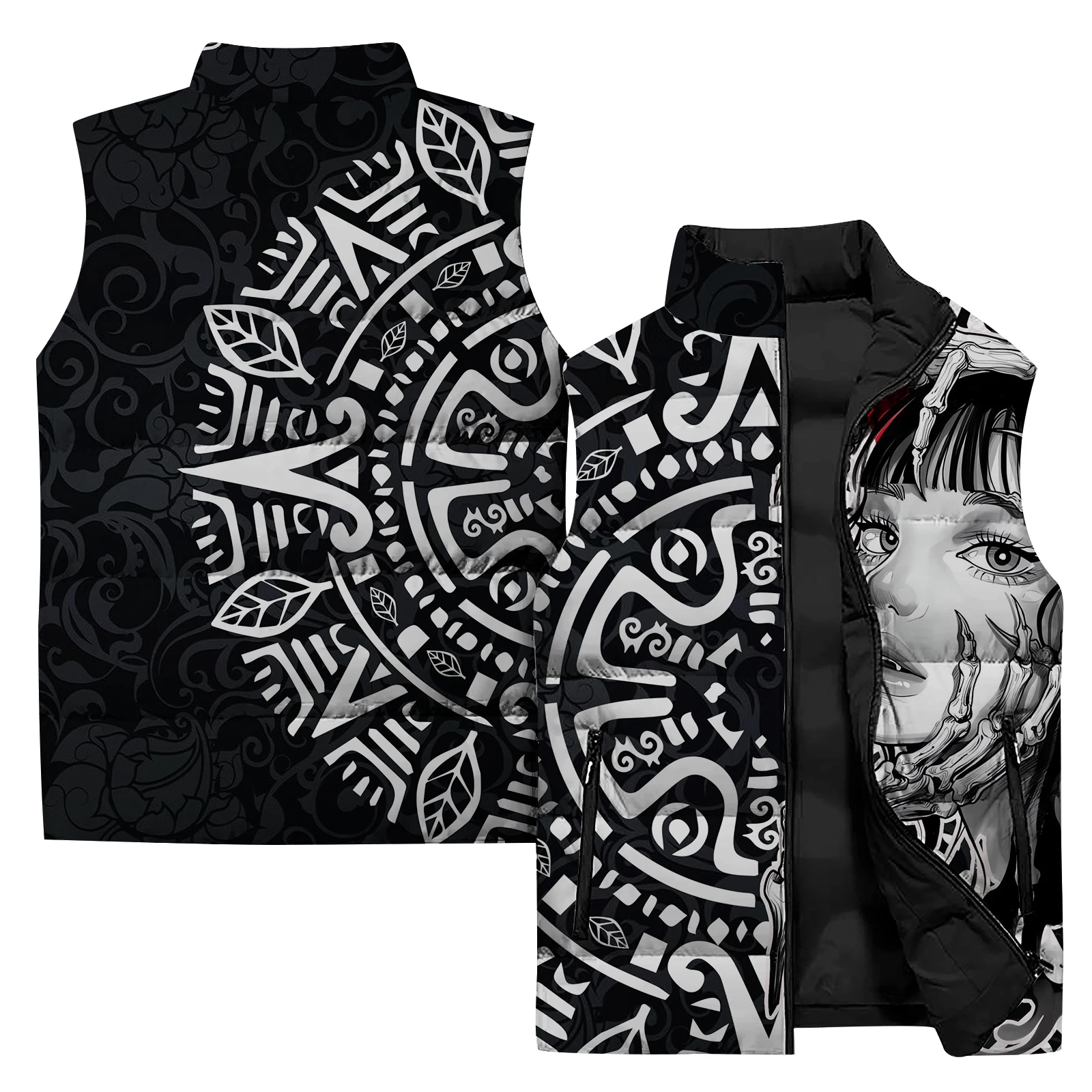 Мужской рабочий жилет с рисунком