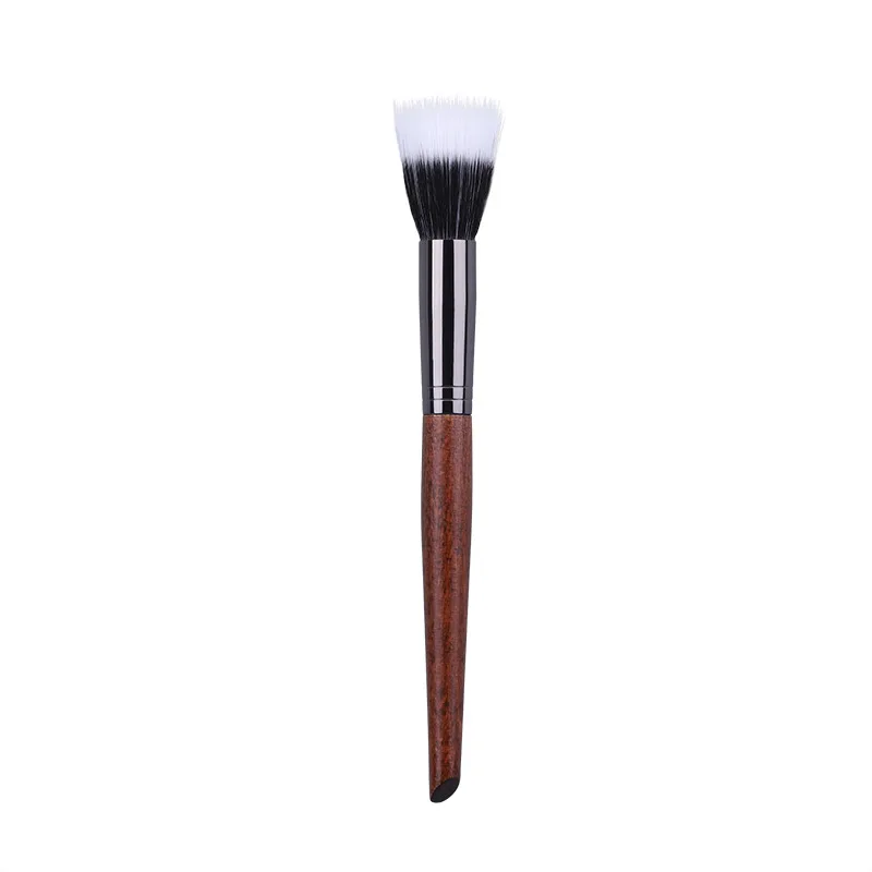 

1Pcs Double-layer Two-color Multifunctional Makeup brush Stippling Brush Blush Loose Powder Brush Professional Makeup Tool