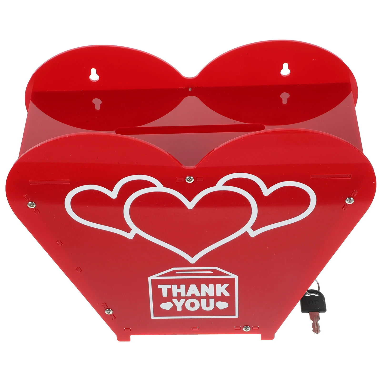 

Vote Donation Box Supply Suggestion Accessory Wall Hooks Decorative Lock Acrylic Office