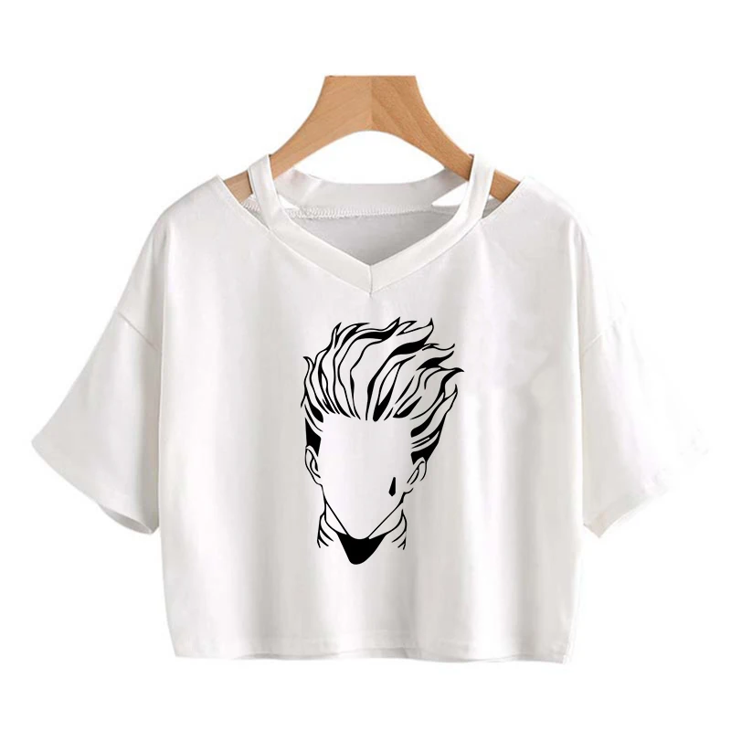 Kawaii Hunter X Killua Zoldyck Футболка женская японская аниме футболка Kurapika Hisoka Hxh &quotМанга&quot