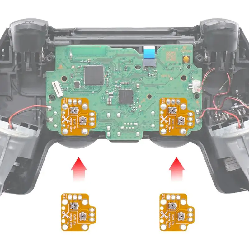 

1pcs Controller Analog Thumb Stick Drift Fix Mod For PS5 / PS4 / Xbox One Universal Gamepad Joystick Drift Repair Board