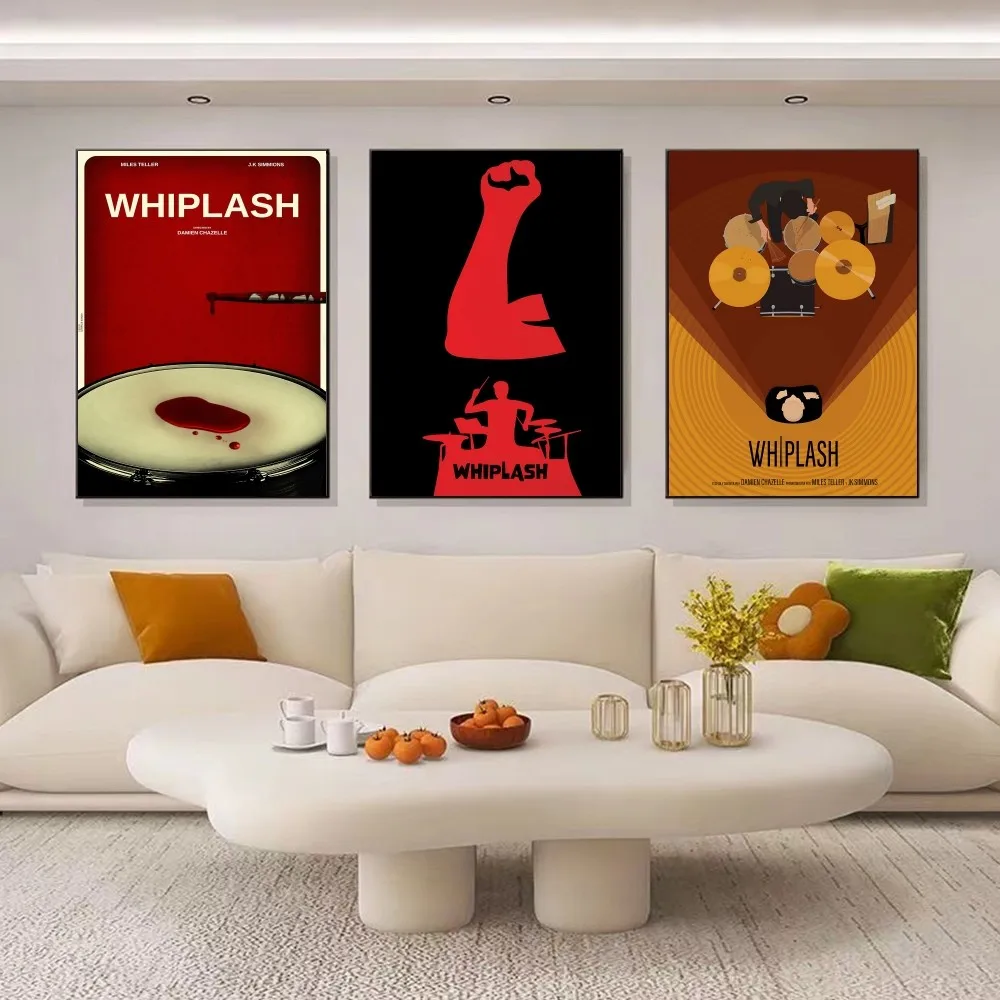 Film Classic Whiplash Poster Posters Kraft Paper Vintage Wall Art Painting Study Aesthetic Small Size Stickers
