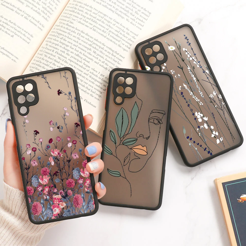

A51 Case For Samsung A52 Case Aesthetics Funda Samsung A50 A71 A31 A13 5G A03S A72 A11 A12 A21S A42 A70 A22 Bumpers Matte Covers
