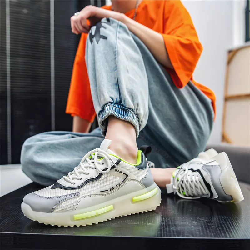 New Golf Shoes Mesh Breathable Comfortable Golf Sneakers Outdoor Exercise Running Shoes Men's Grass Non-Slip Golf Sneakers