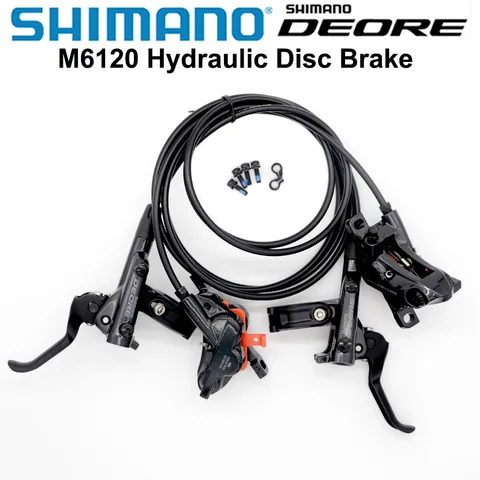 SHIMANO DEORE M6100/M6120 Гидравлические дисковые тормоза 2/4 поршня