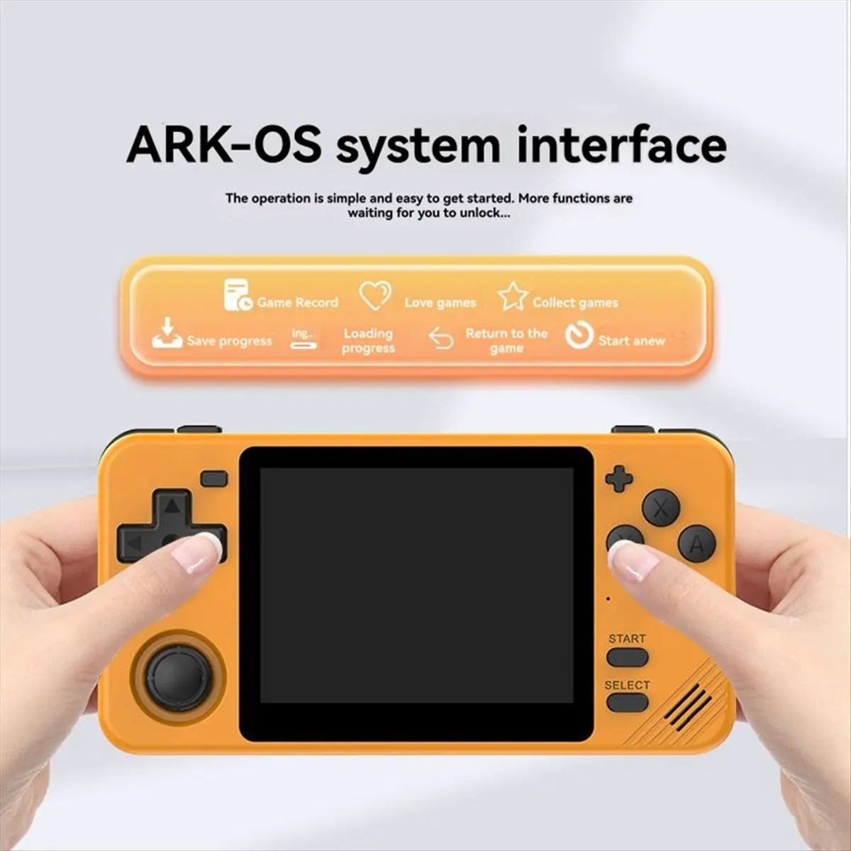 Портативная игровая консоль RGB10X в стиле ретро, 3,5-дюймовый IPS-экран, игровая консоль Arkos, поддерживает несколько эмуляторов, геймпад A (art.: 3920d2fa9342d) - 3920d2fa9342d