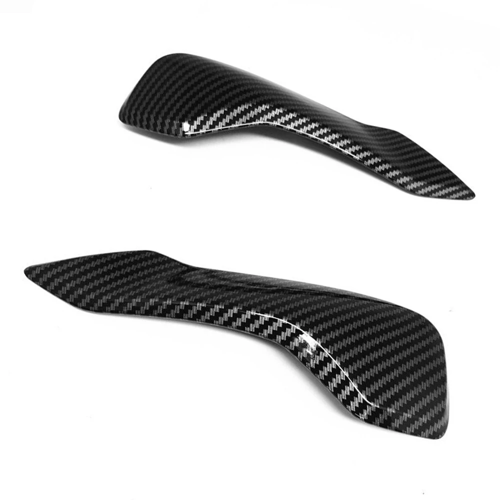 

Fairing Trim Frame Cover 2pcs ABS Carbon Fiber Black Durable High Quality New Practical For YTR MT-07 2021-2023