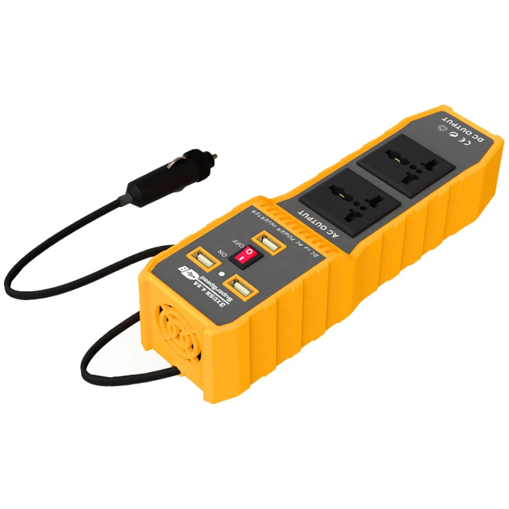 

1 Set Car Inverter 400W 12V To 220V 3 USB Ports Fast Charging Inverter
