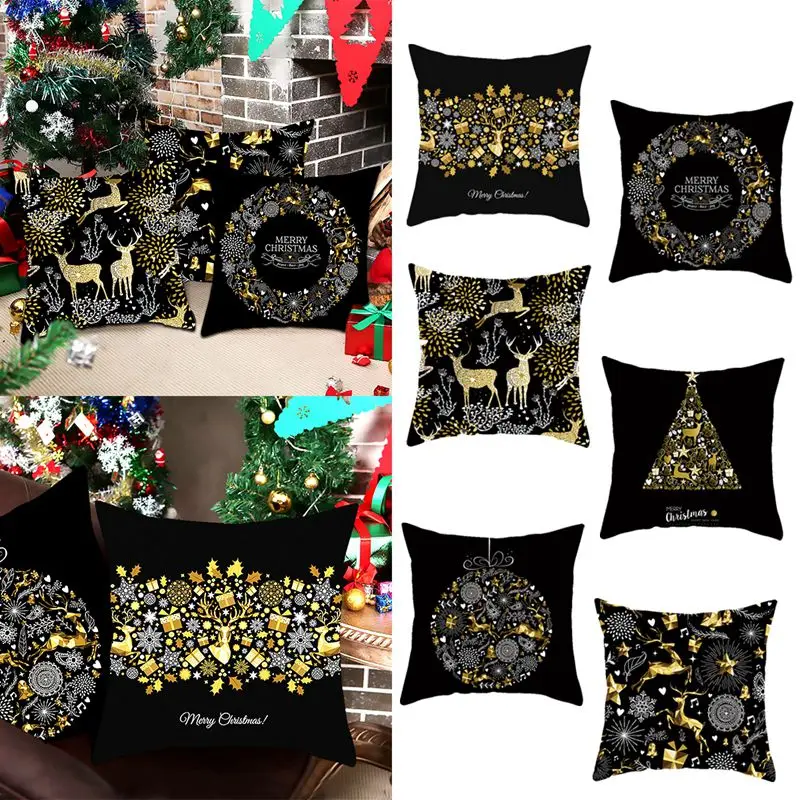 Красочные рождественские чулки 45 см