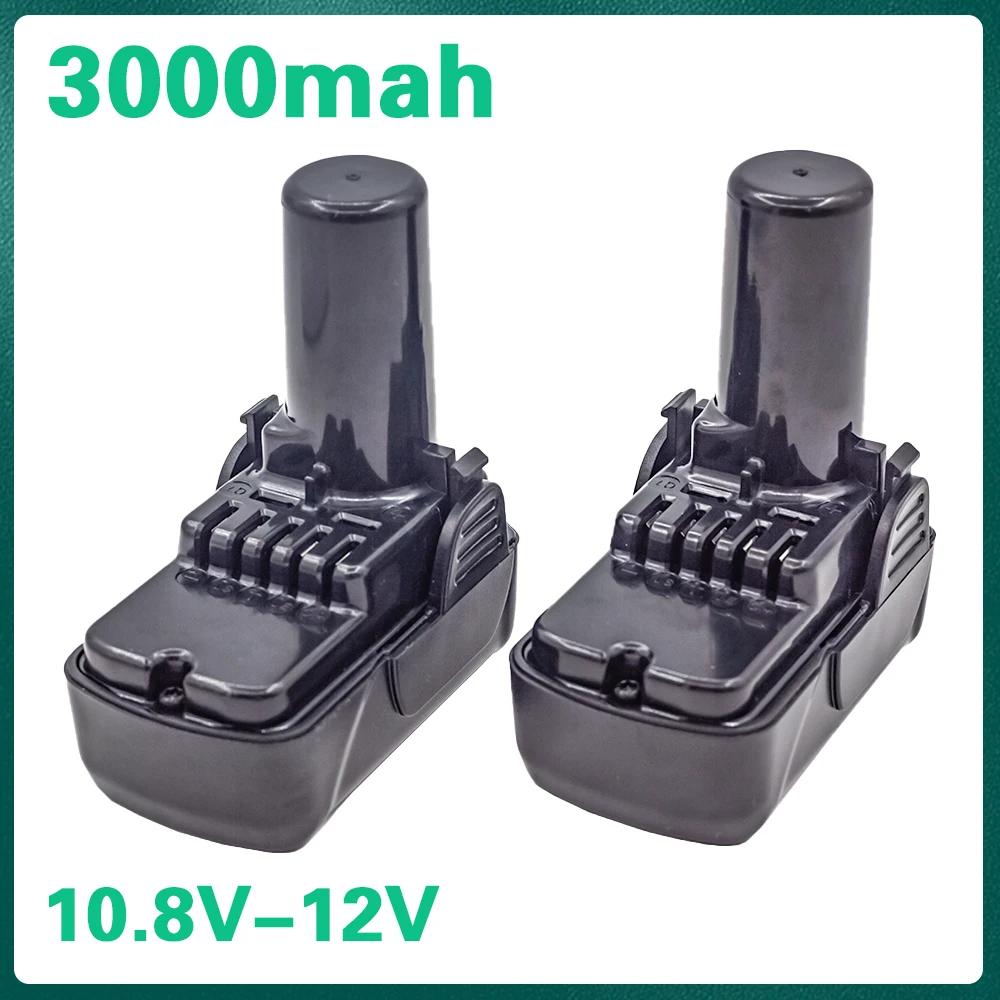 

3.0Ah 12V Li-ion Rechargeable Battery for 10.8V Hitachi cordless Electric drill screwdriver DB10DL FCR10DL WH10DC BCL1015