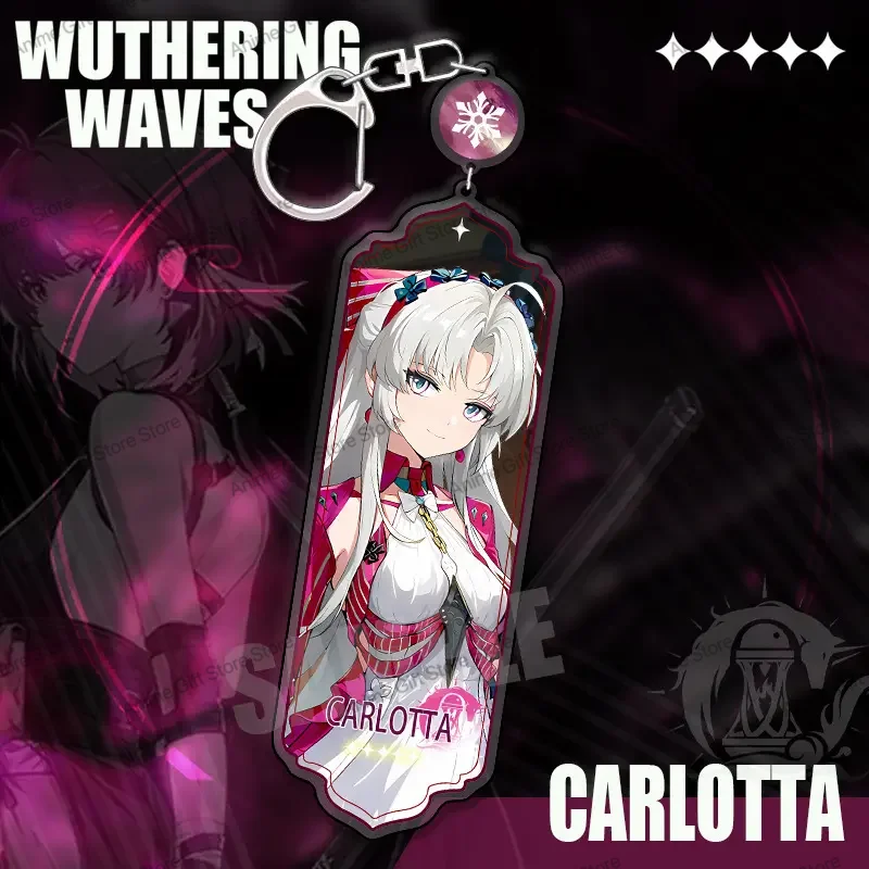 Фото Игра Wuthering Waves Zani Ciaccona Phoebe Cantarella Encore брелок для косплея акриловый брелок для ключей украшения для рюкзака подарок 6 см №3