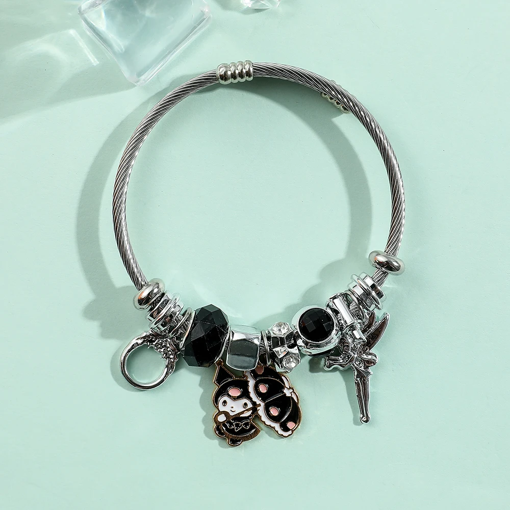 Аниме Sanrio Новинка серия Милый мультяшный Куром Ангел кольцо любовь DIY