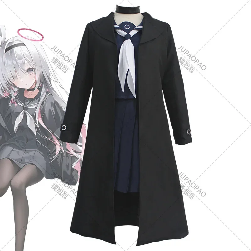 

Japanese Anime Anime Cosplay Costume Outfit Anime Cosplay Black Suits Coat Skirt Clothes Coat School JK Uniform