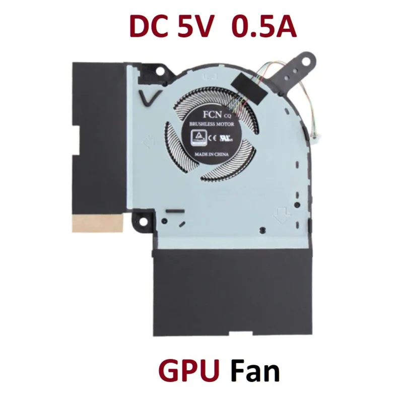 Новый для Asus Scar III ROG Strix G731GU G731GV GL731GU GL731GV Вентилятор процессора и графического 5 В
