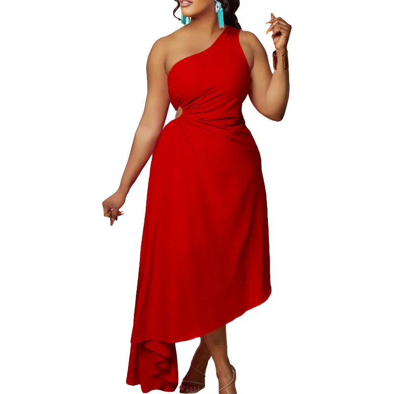 

African Sleeveless Backless Maxi Dresses Women 2022 Y2k Summer Dress Elegant Sexy Outfits Ladies Birthday Party Club Sundress