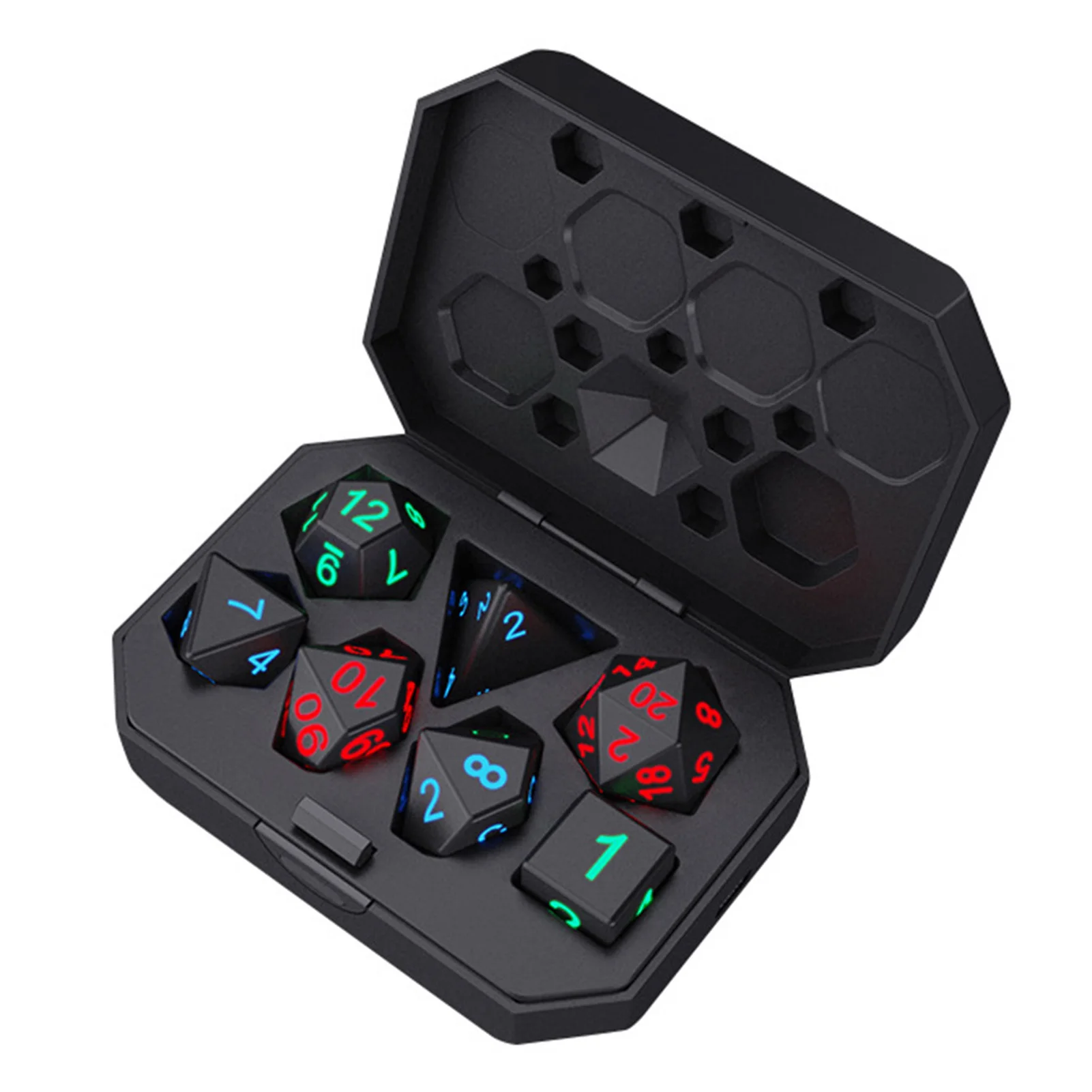 Glowing Led Dices Dnd Board Role Playing Game D&d Dice Gifts