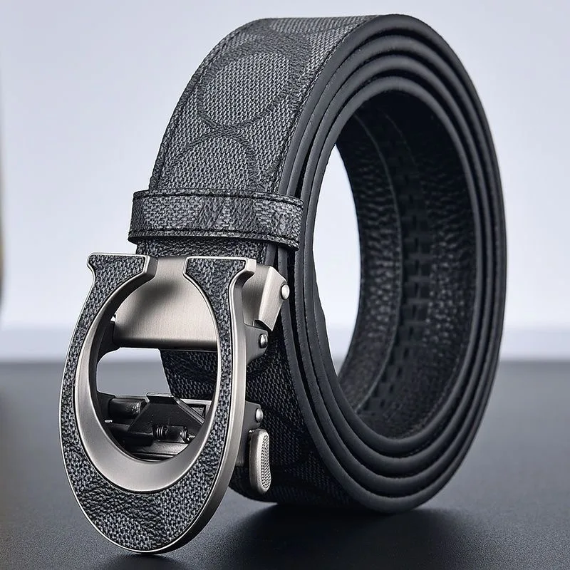 Men Belt Male High Quality Leather Belts Waist Strap for Jeans Luxury Brand Design C Buckle Belt for women dress lady belts