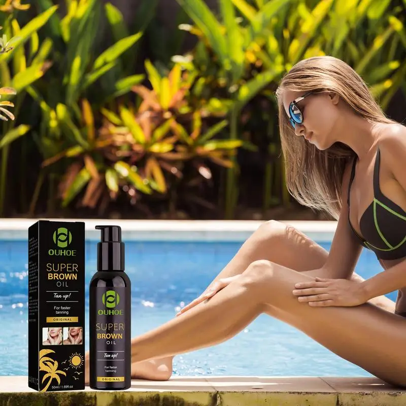 

Self Tanning Oil Clear Moisturizing Essence Protective Tanning Spray Hydrating Natural Tanner Perfect Tan Glow For Legs Arms