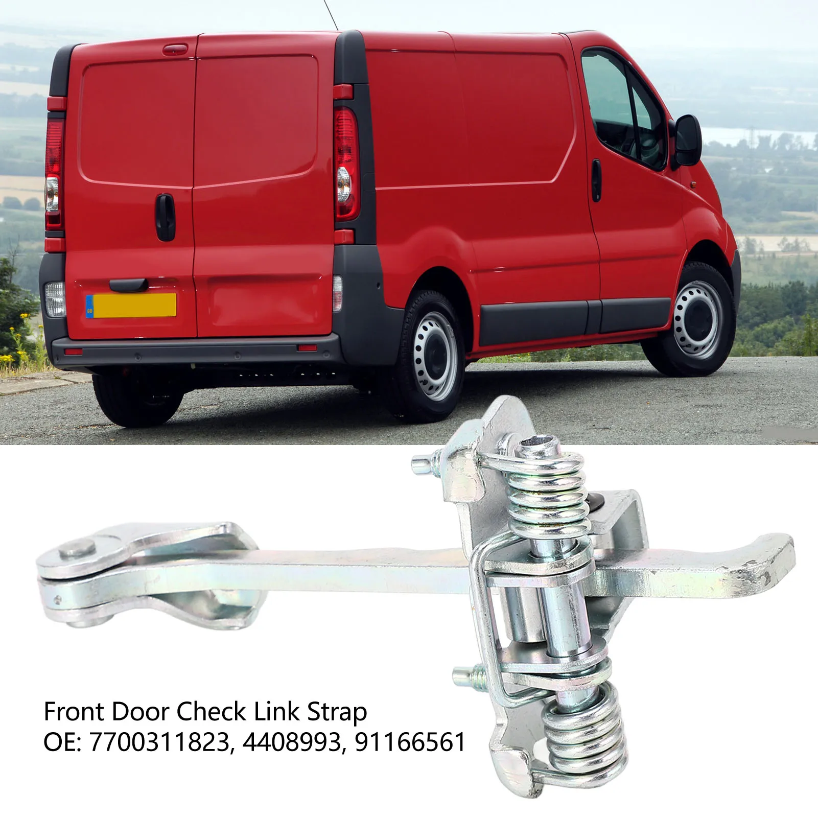 

Car Door Check Arm Stop Hinge Strap Limiter Front Left Right For VAUXHALL VIVARO RENAULT TRAFIC NISSAN PRIMASTAR 7700311823