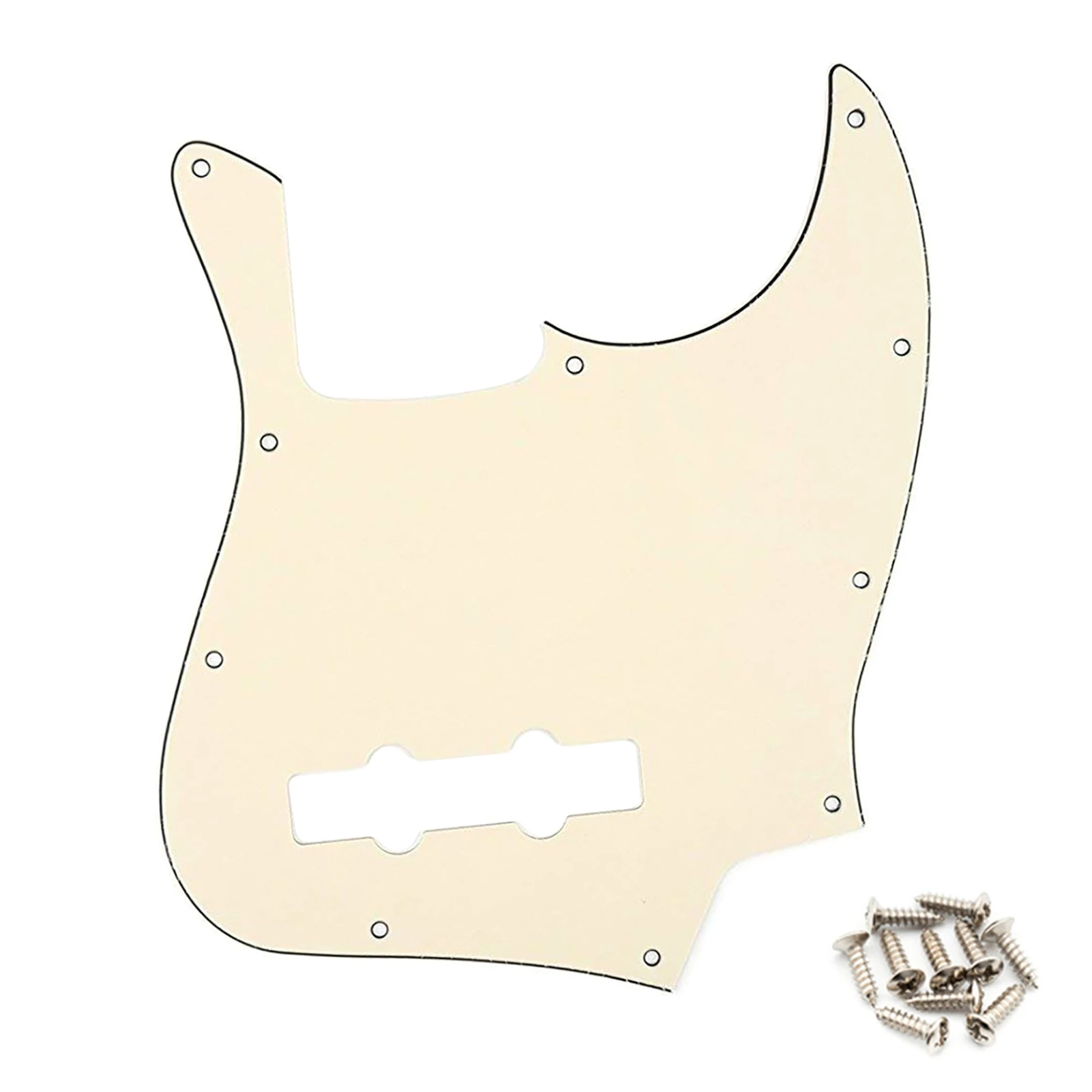 

Yellow Bass Pickguard For American Mexican Standard Protection Decorative 10 Holes Modern Instruments Musical Guitar Accessories
