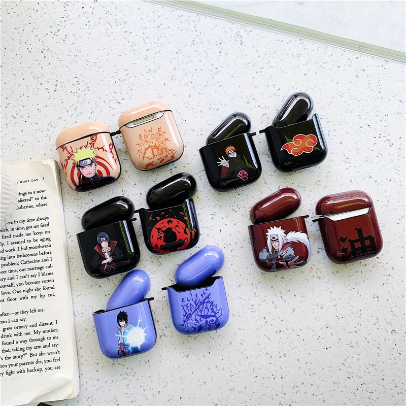 

New cartoon Naruto airpods protective cover Apple 2nd generation Bluetooth wireless headset cover TPU soft shell birthday gift