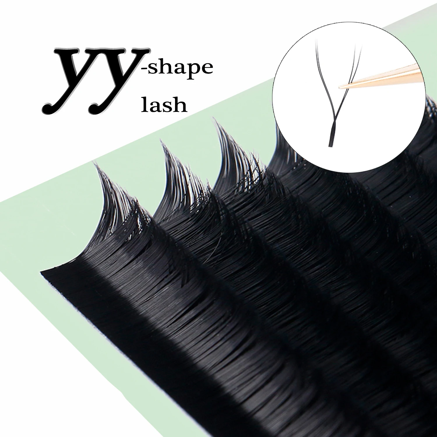 Накладные ресницы YY Y-образной формы товары для наращивания готовый объемный