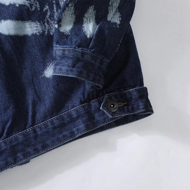 Новинка 2022 Мужская джинсовая куртка-карго из 140 хлопка весенние пальто оверсайз