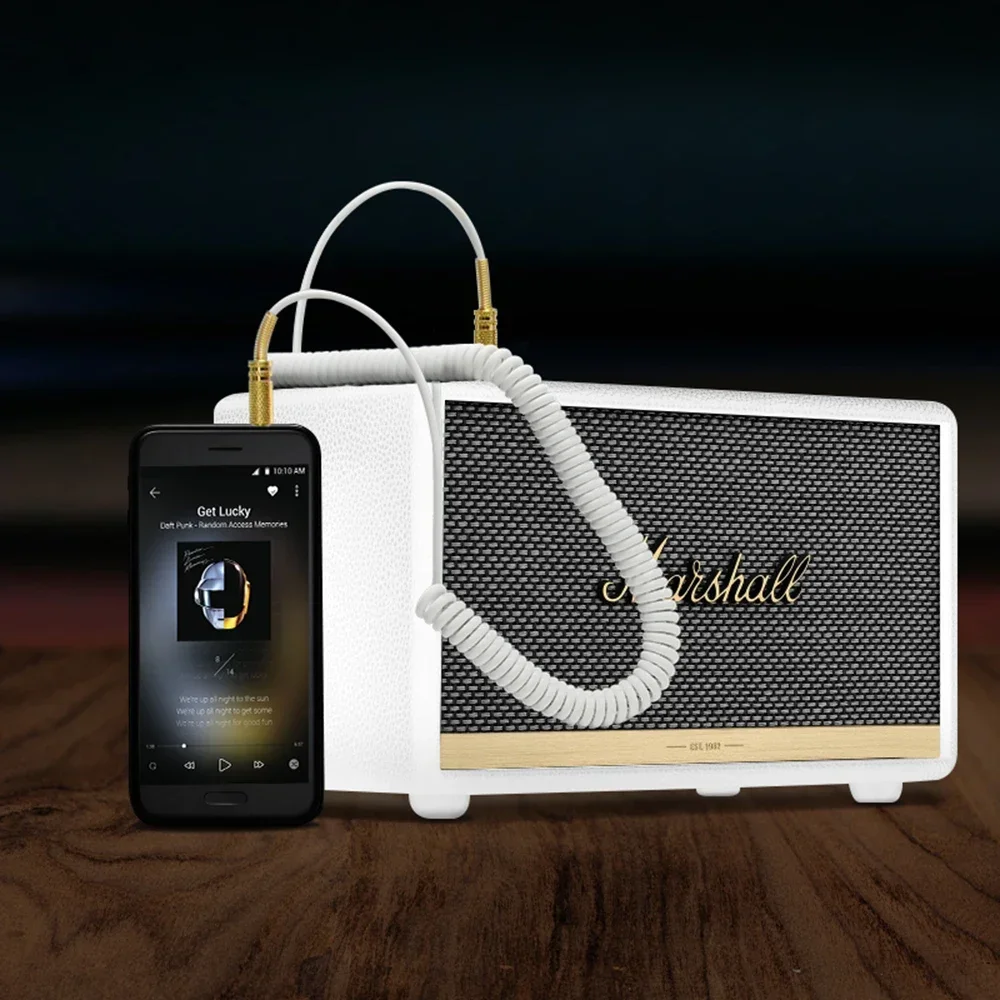 Сменный OFC пружинный спиральный удлинитель Aux-кабеля для Marshall Action Stanmor Woburn Kilburn