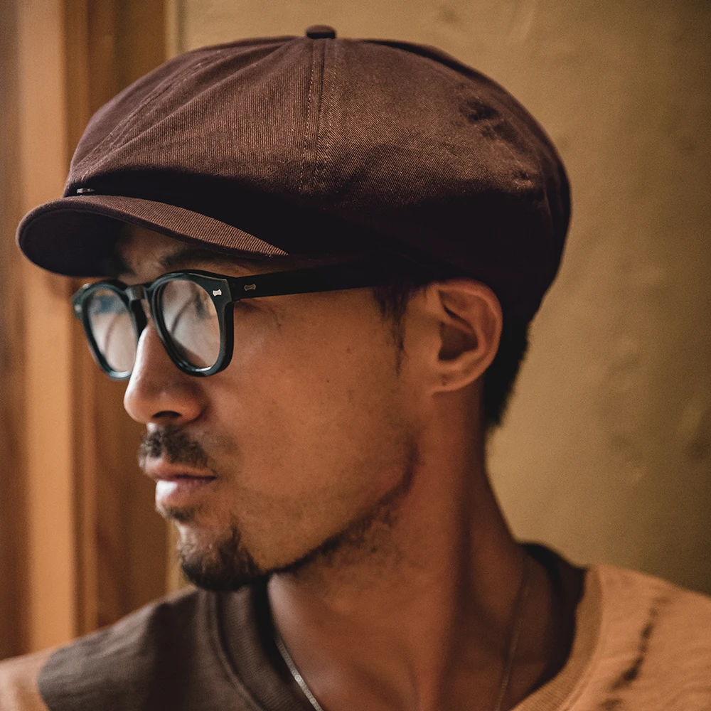 Винтажная универсальная мужская Кепка-газетчик Maden регулируемая восьмиугольная