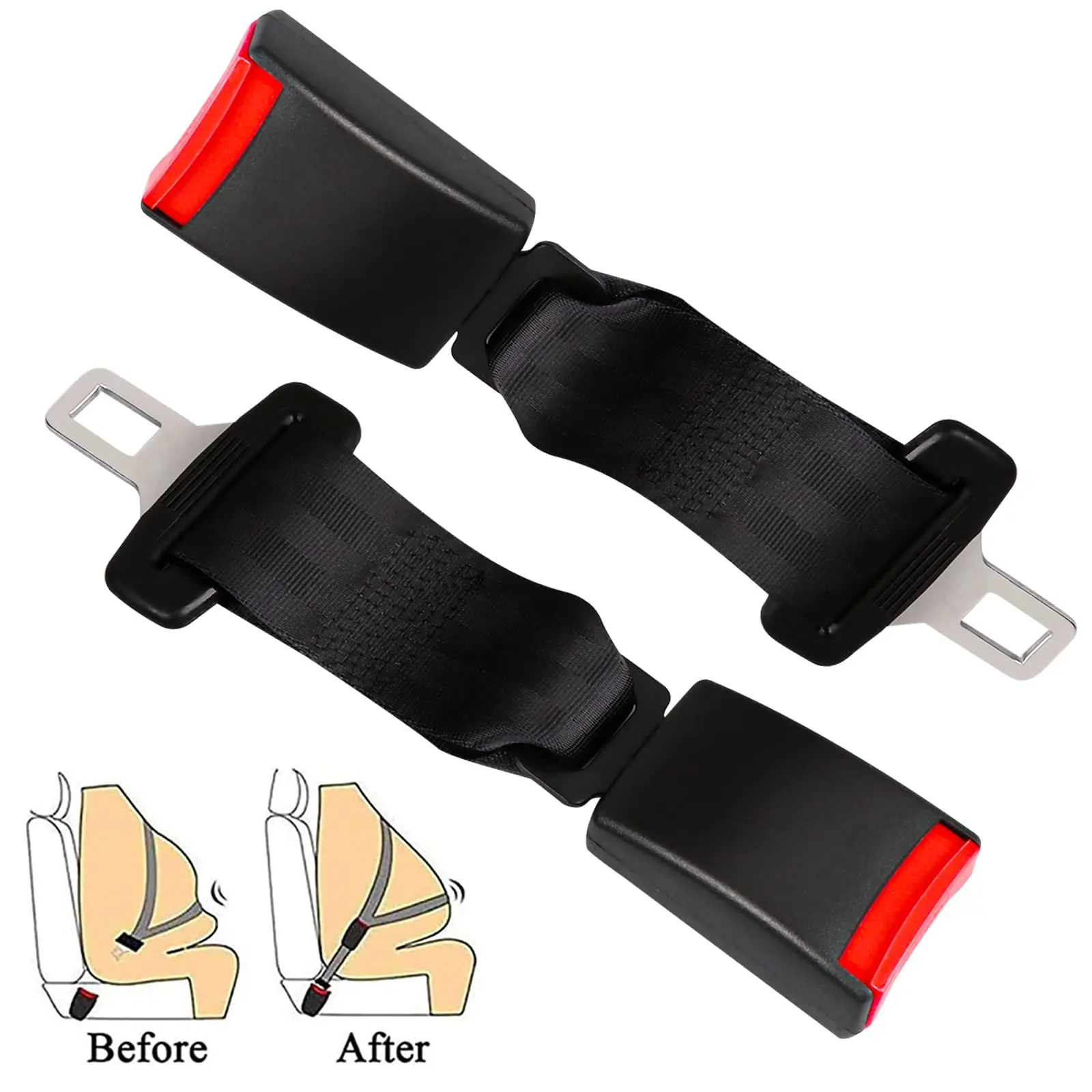 

1pcs Car seat belt extension belt universal child safety seat extender Maternity seat belt seat belt extension head Safe driving
